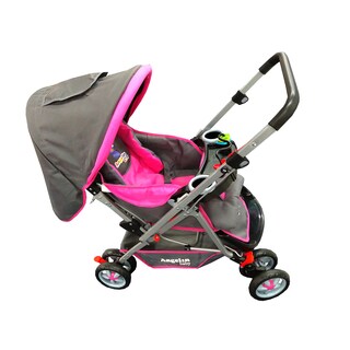 Foto 3 | Foto 3 | Carriola Angelin Reversible Rosa