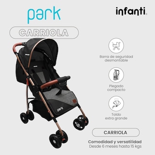 Foto 2 | Foto 2 | Carriola Infanti Ligera y Plegable Negra