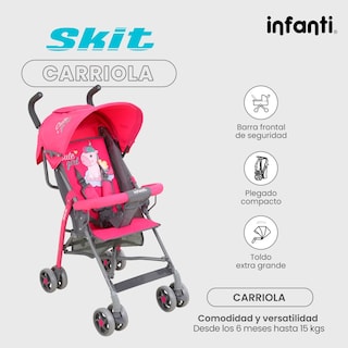 Foto 2 | Foto 2 | Infanti Carriola de Bastón Skit Unicornio Ligera y Portátil