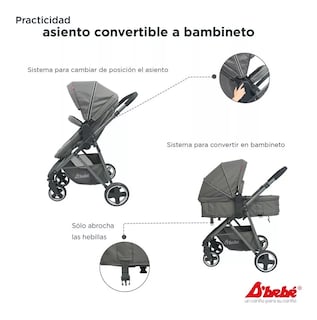 Foto 4 | Foto 4 | Carriola D'bebé Travel System Queen color Gris