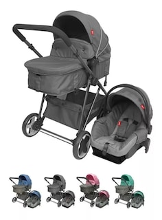 Foto 6 | Foto 6 | Carriola D'bebé Travel System Queen color Gris