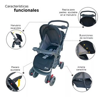 Foto 2 | Foto 2 | Carriola D'bebé Travel System Star Baby color Negro