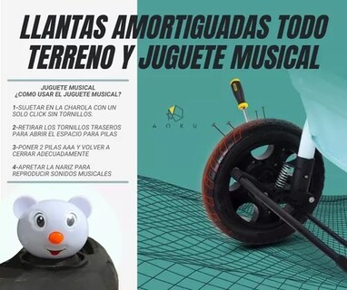 Foto 3 | Foto 3 | Carriola Plegable Aoku Baby Ultra Premium color Verde