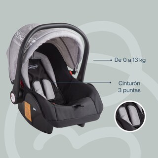 Foto 6 | Foto 6 | Carriola Portabebe Bebesit Nomad Carriola Baston Plegable