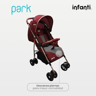 Foto 5 | Foto 5 | Carriola Park Infanti Ligera Y Plegable Con Mosquitero Color Rojo