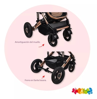 Foto 6 | Foto 6 | Carriola Con Portabebé Y Bambineto Starkids Galaxis