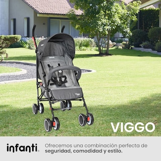 Foto 7 | Foto 7 | Carriola Portátil Infanti Viggo Ligera y Reclinable Gris