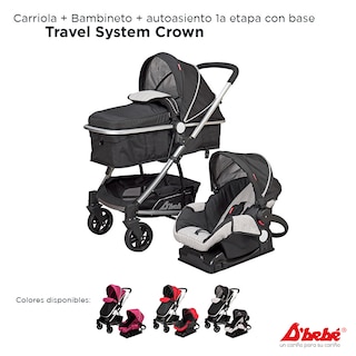 Foto 8 | Foto 8 | Sistema de Viaje D'bebé Crown Negra