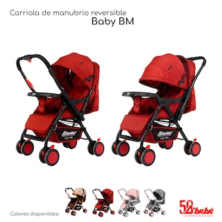 Foto 7 | Foto 7 | Carriola Reversible D' Bebé Baby Bm Roja