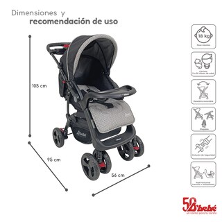 Foto 4 | Foto 4 | Carriola Sistema de Viaje D' Bebé Aventura Negra