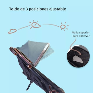 Foto 2 | Foto 2 | Carriola Para Bebé Aeiou Australia Plegable A Una Mano