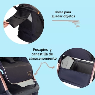 Foto 5 | Foto 5 | Carriola Para Bebé Aeiou Australia Plegable A Una Mano