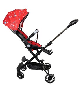 Foto 6 | Foto 6 | Carriola Giratoria con Frenos y Plegable