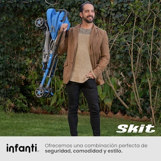 Foto 7 | Foto 7 | Carriola de Bastón Infanti Skit Safari Ligera y Portátil Verde