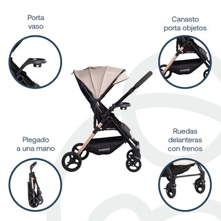 Foto 4 | Foto 4 | Carriola City Reversible Beige