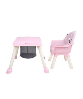 Foto 5 | Foto 5 | Silla Alta Golden Infanti Color Rosa 6 En 1 Charola Desmontable