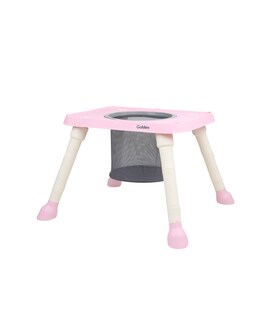 Foto 6 | Foto 6 | Silla Alta Golden Infanti Color Rosa 6 En 1 Charola Desmontable