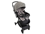 Carriola Para Bebé Aeiou Suiza Con Capota Amplia Light Grey