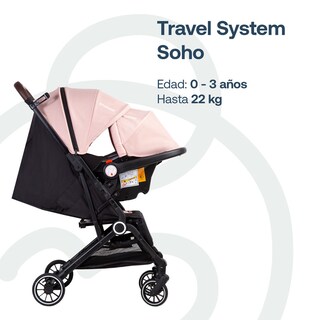 Foto 2 | Foto 2 | Bebesit Travel System Soho Carriola Autoasiento Reclinable Uv