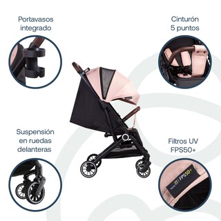 Foto 4 | Foto 4 | Bebesit Travel System Soho Carriola Autoasiento Reclinable Uv