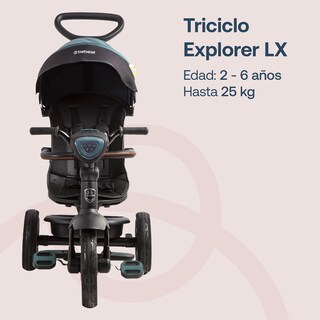 Foto 2 | Foto 2 | Bebesit Triciclo Explorer Lx Reclinable 360° Uv Protección