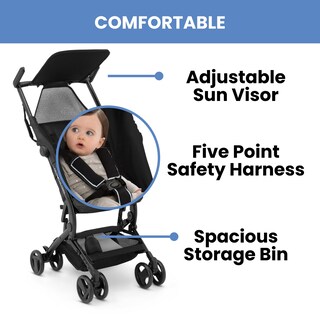 Foto 3 | Foto 3 | Embrague Infantil Stroller Delta, Ligero Y Compacto, Negro - Venta Internacional.