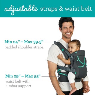 Foto 3 | Foto 3 | Carrier Infantino Carry On Active Ergonomic 3,6-18,1 Kg - Venta Internacional.