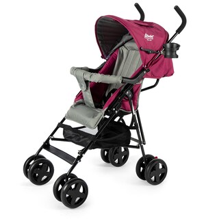 Foto 1 | Foto 1 | Carriola Plegable Con Reclinado Y Toldo Carri D'bebe - Rosa