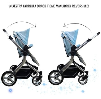 Foto 5 | Foto 5 | Carriola Bebé Galactus Draco Jst805-dr Portabebé Bambineto Azul