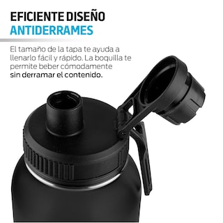 Foto 6 | Foto 6 | Termo de Acero Inoxidable 940 ml Redlemon 79051 Negro