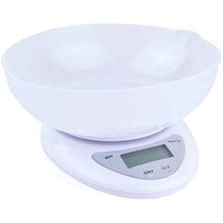 Foto 2 | Foto 2 | Báscula Cocina Gramera 5kg Tazón Just Home color Blanco