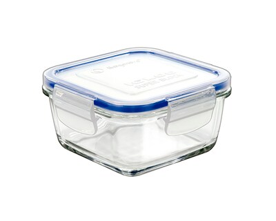 Foto 1 | Foto 1 | Contendor Hermético de Vidrio Cuadrado Q11 Borgonovo Transparente
