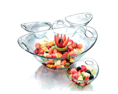 Foto 1 | Foto 1 | Juego de Bowls de 5 pz Borgonovo Práctica de Vidrio Transparente
