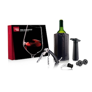 Foto 2 | Foto 2 | Set de 6 Accesorios de Vino Vacu Vin Negro