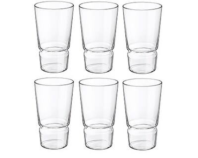 Foto 1 | Foto 1 | Juego de 6 Vasos de Vidrio Borgonovo Brera de 350 ml