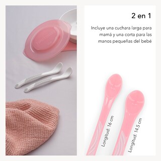 Foto 5 | Foto 5 | Cucharas 4+m Twistshake 2pz color Azul