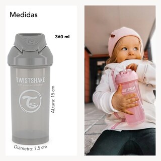 Foto 5 | Foto 5 | Vaso Straw Cup Twistshake 78588 color Rosa Pastel de 12 oz