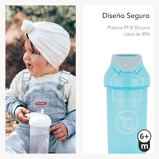 Foto 3 | Foto 3 | Vaso Straw Cup Twistshake 78589 color Azul Pastel de 12 oz