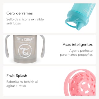 Foto 4 | Foto 4 | Vaso Mini Cup Twistshake de 7oz color Gris