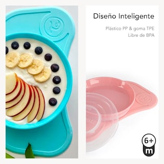 Foto 3 | Foto 3 | Click-mat Mini + Plato color Rosa Twistshake