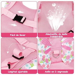 Foto 5 | Foto 5 | Arnés De Seguridad Para Bebé Niños 3 En 1 Con Correa Llave Lab.g Rosa