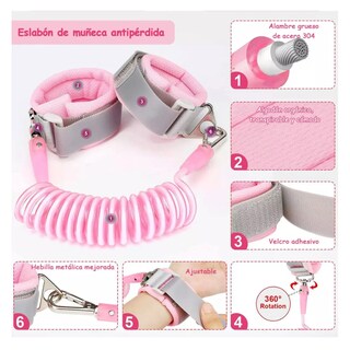 Foto 3 | Foto 3 | 3 En 1 Respirable Arnés Para Seguridad Para Niños 1-10 Años Belug, Rosa Mariposa