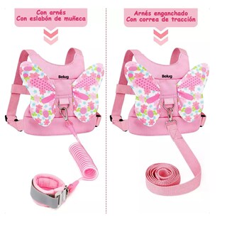 Foto 4 | Foto 4 | 3 En 1 Respirable Arnés Para Seguridad Para Niños 1-10 Años Belug, Rosa Mariposa