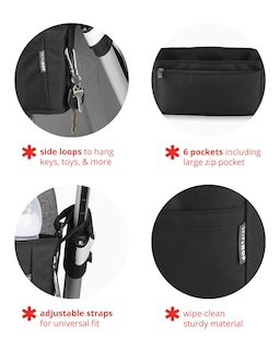 Foto 2 | Foto 2 | Organizador Para Cochecitos Skip Hop Grab & Go Ultra Black - Venta Internacional.