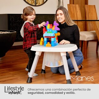Foto 8 | Foto 8 | Silla Alta Lifestyle By Infanti Manes 7 En 1 Gira 360° Gris