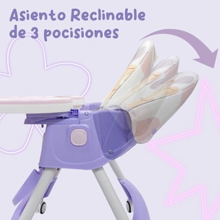 Foto 3 | Foto 3 | Silla Periquera Aquila Sp5277 color Morado con Ruedas