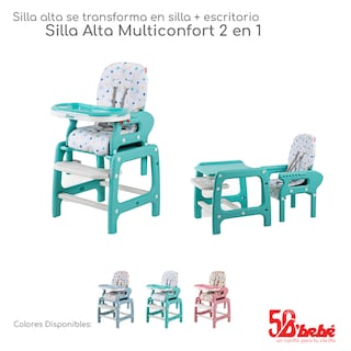 Foto 5 | Foto 5 | Silla Alta Periquera D'bebé Multiconfort Verde Menta