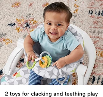 Foto 6 | Foto 6 | Silla Portátil Para Bebés Fisher-price Con Mordedor Sin Bpa - Venta Internacional.