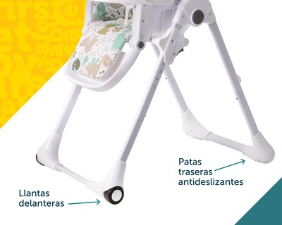 Foto 8 | Foto 8 | Safety 1st Silla Alta Para Bebé Tavola Dinosaurios