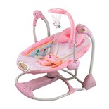 Silla Mecedora Semiautomática con Temporizador y Musical para Bebés Rosa